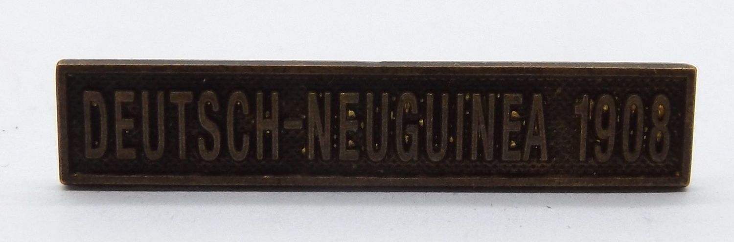 Deutsches Reich: Gefechtsspange zur Kolonial-Denkmünze, Deutsch-Neuguinea 1908.
