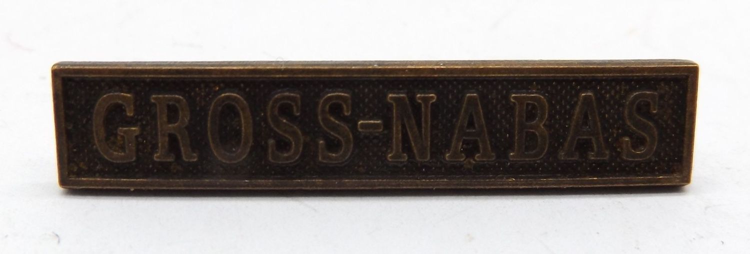 Deutsches Reich: Gefechtsspange zur Südwestafrika-Denkmünze, Gross-Nabas.