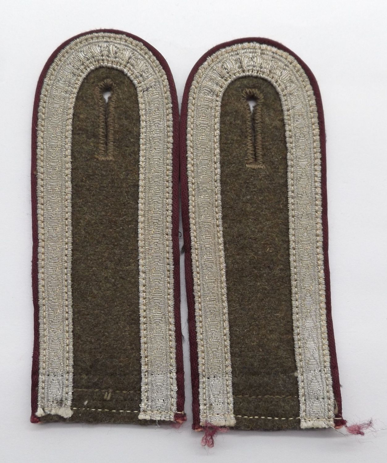 Wehrmacht: Paar Schulterstücke  für einen Unteroffizier der Nebeltruppe / Nebelwerfer.