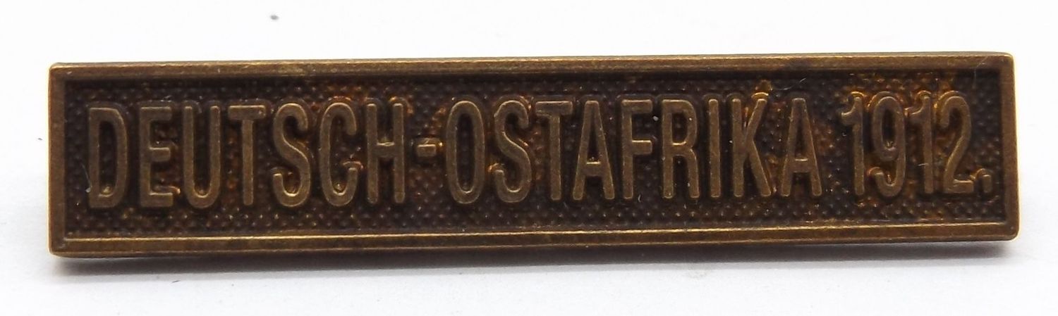 Deutsches Reich: Gefechtsspange zur Kolonial-Denkmünze, Deutsch-Ostafrika 1912.