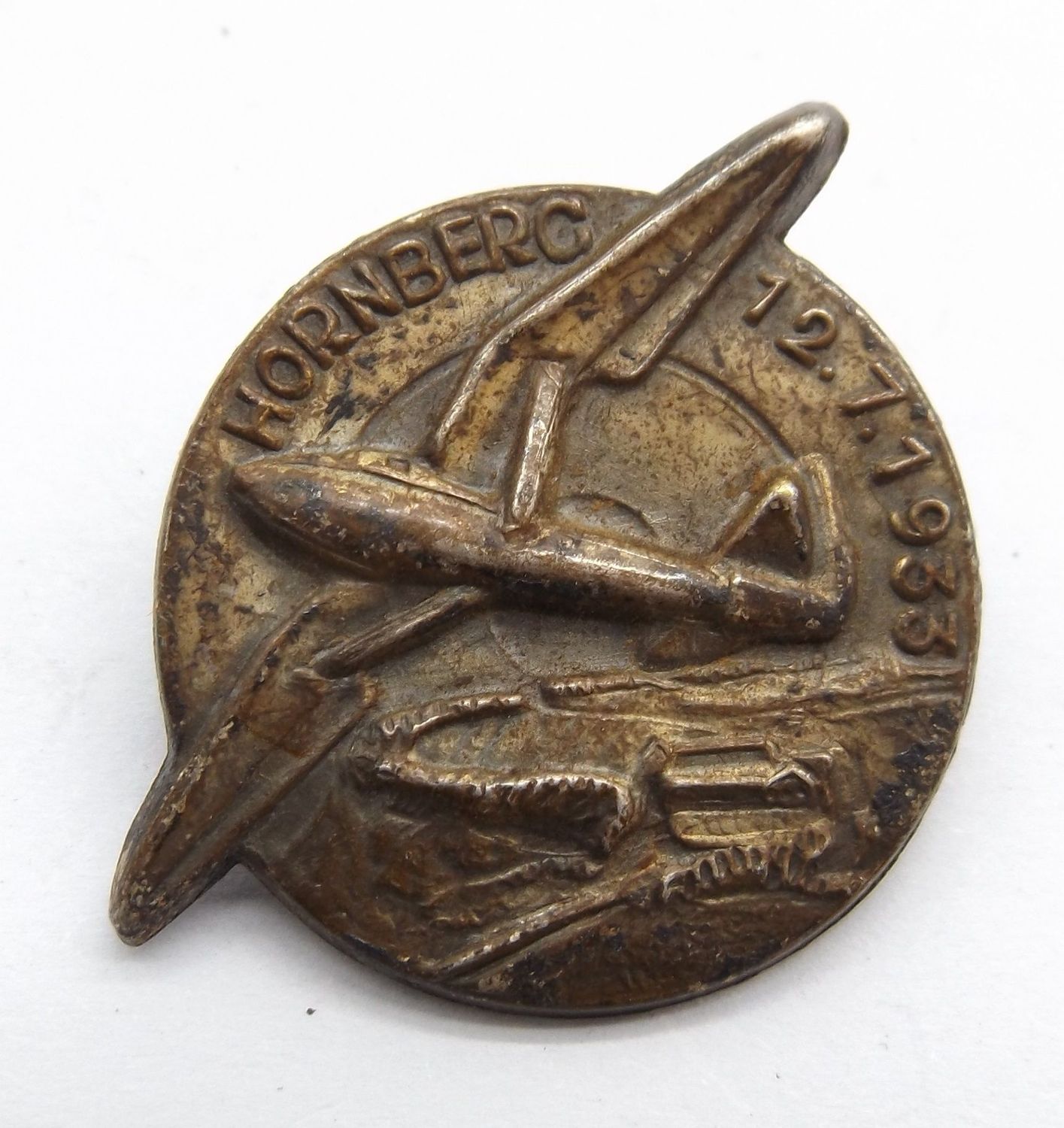 3. Reich: Segelflieger Abzeichen Hornberg 12. 7. 1933, Hersteller Rettenmaier, Schwäbisch Gmünd.