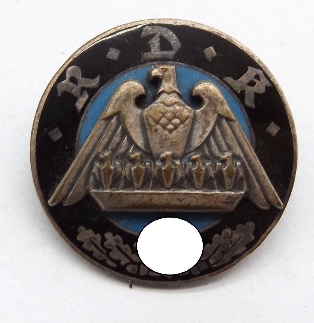 3. Reich: Reichsbund der Kinderreichen Deutschlands zum Schutze der Familie ( RDK ) - Abzeichen für Kreisverbandsleiter, rückseitig mit Hersteller Steinhauer & Lück Lüdenscheid GES.GESCH.