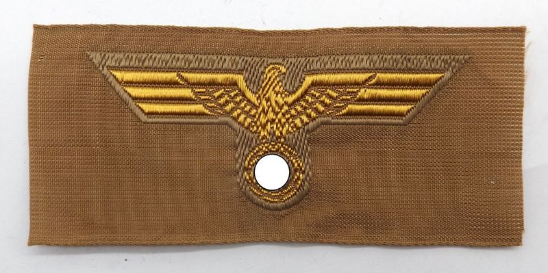 Kriegsmarine: Schiffchenadler für Mannschaften in Tropenausführung. Kriegsmarine: Schiffchenadler für Mannschaften in Tropenausführung.