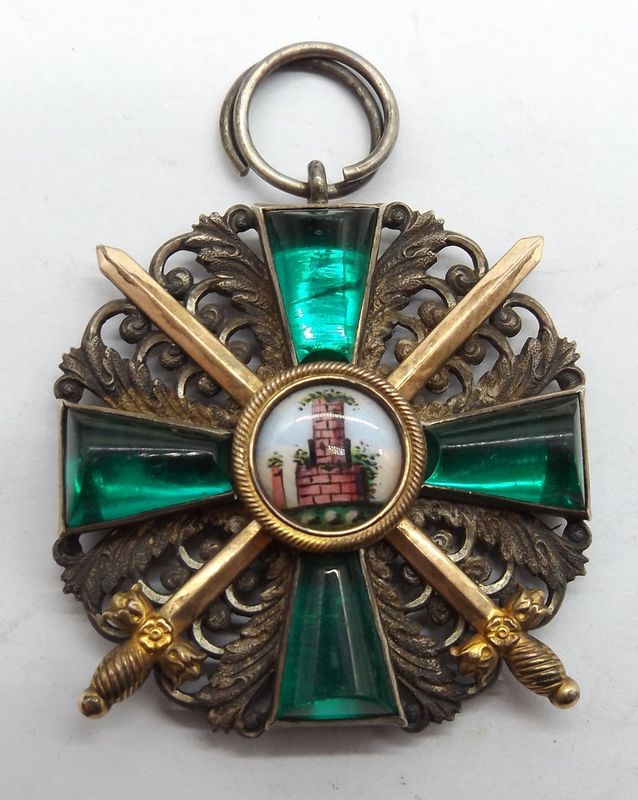 Baden: Zähringer Löwen, Ritterkreuz 2. Klasse mit Schwertern.