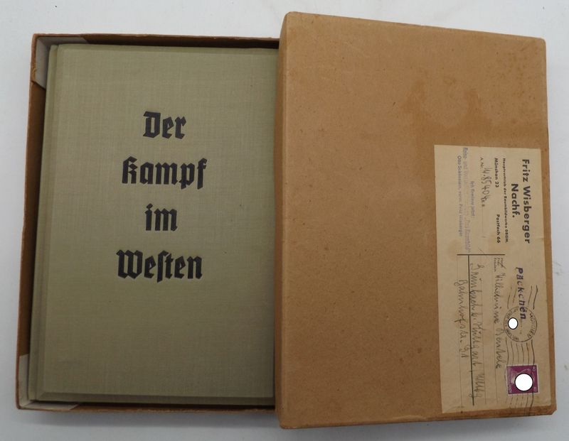 Raumbildalbum Raumbildalbum "Der Kampf im Westen", im originalen Versandkarton, alle Bilder, mit Brille, Gebrauchsanweisung und Werbebeilage, absolut unberührter Traumzustand, in dieser Komplettheit sehr selten.