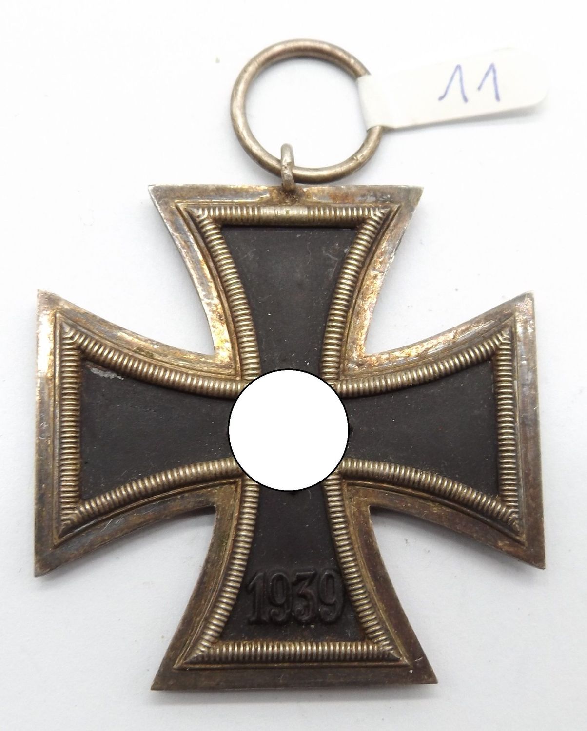 Eisernes Kreuz, EK 2. Klasse 1939, unmarkiertes Stück vom Hersteller 11 , Grossmann & Co., Wien, seltener Hersteller! Eisernes Kreuz, EK 2. Klasse 1939, unmarkiertes Stück vom Hersteller 11 , Grossmann & Co., Wien, seltener Hersteller!