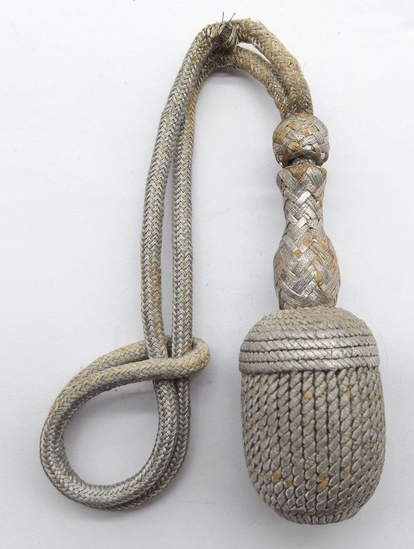 Wehrmacht:  Portepee für Heeres-Offiziersdolch.