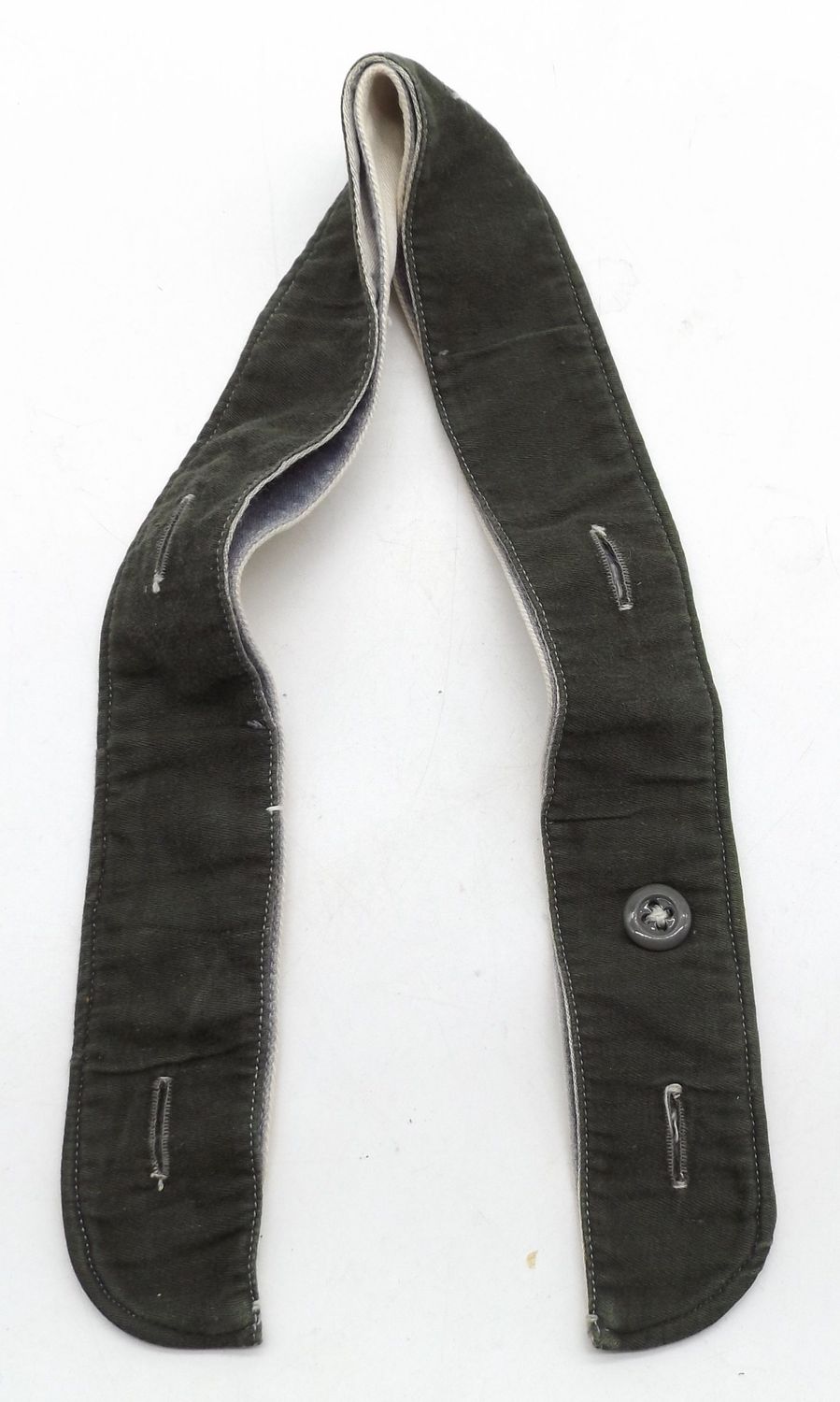 Wehrmacht: Heer Kragenbinde für die Feldbluse, Länge ca. 56 cm.
