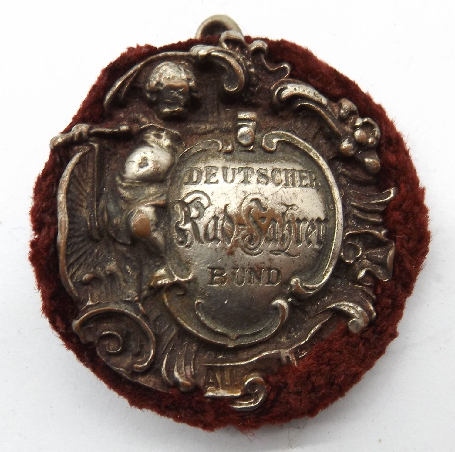 Deutsches Reich: Mitgliedsabzeichen Deutscher Radfahrer Bund, an Nadel.