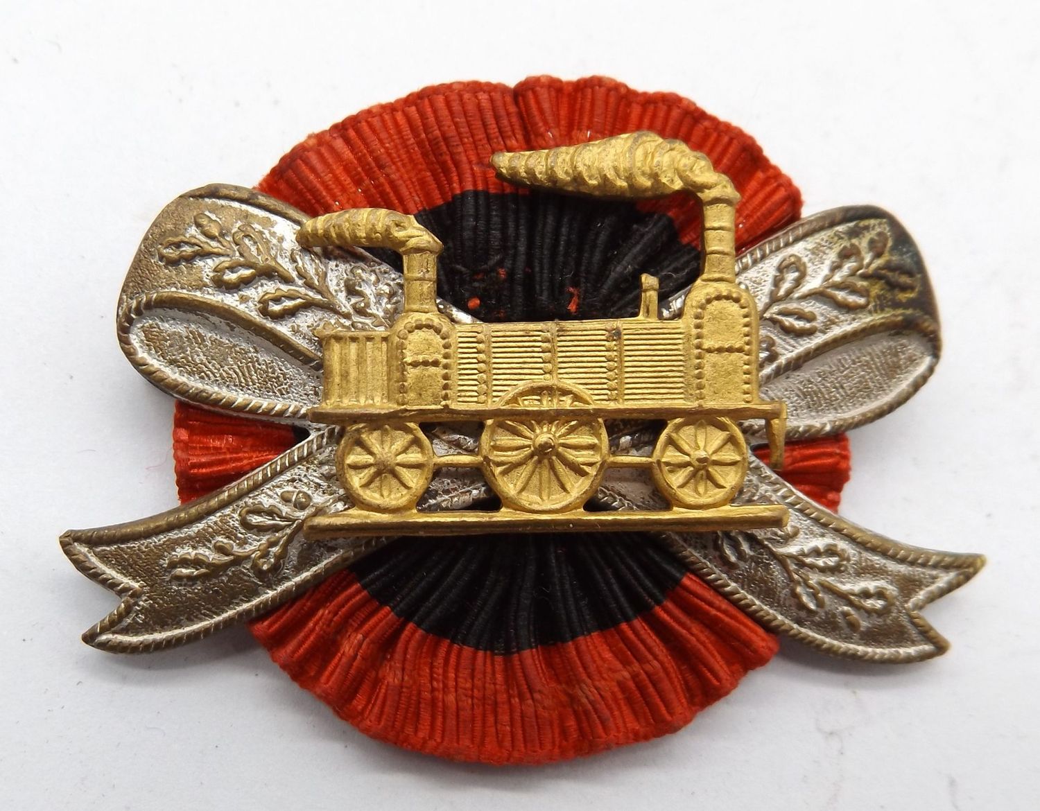 Württemberg: Abzeichen ehemaliger Eisenbahner, an Nadel.