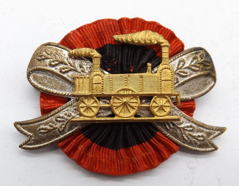 Württemberg: Abzeichen ehemaliger Eisenbahner, an Nadel.