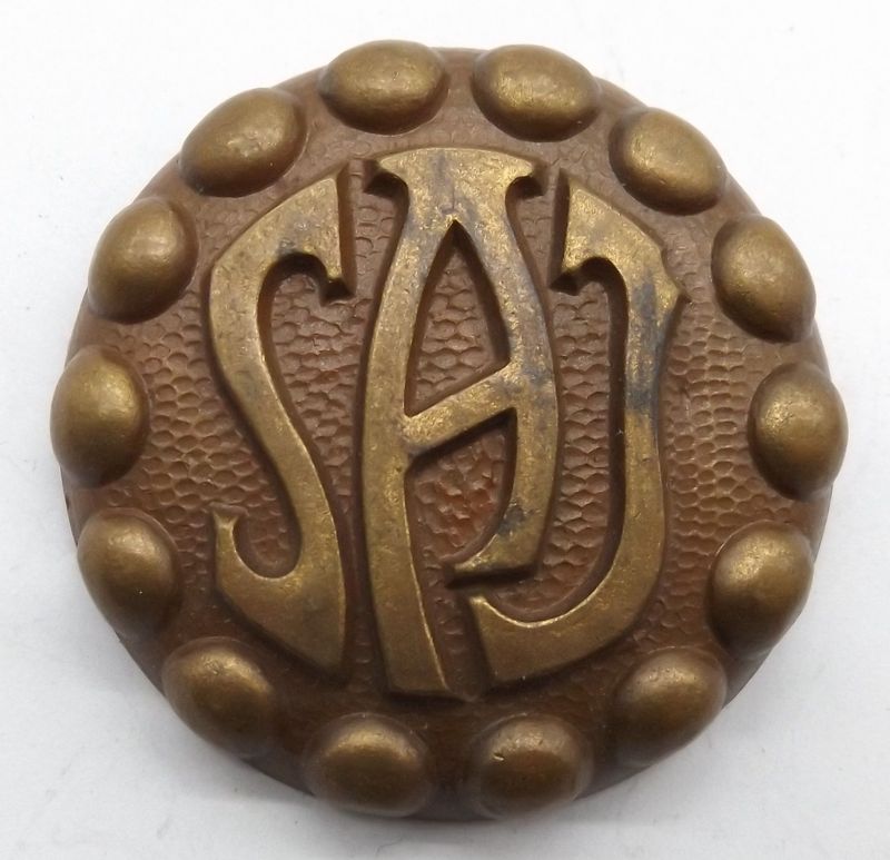 Deutsches Reich: Mitgliedsabzeichen Sozialistische Arbeiter Jugend SAJ, Brosche für weibliche Mitglieder, an Nadel, 46 mm.