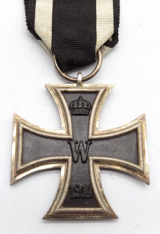 Eisernes Kreuz 2. Klasse EK2 1914 Hersteller Z für die Firma H. Zehn, Berlin, mit Zusatzpunze in der Öse, am Band.