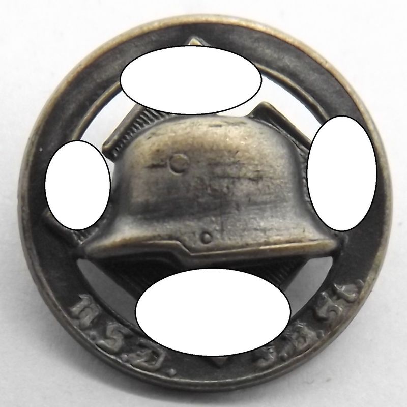3. Reich: Mitgliedsabzeichen des N.S.D.F.B.St. Nationalsozialistischen Frontkämpferbundes Stahlhelm, Hersteller E.V. GES. GESCH. 3. Reich: Mitgliedsabzeichen des N.S.D.F.B.St. Nationalsozialistischen Frontkämpferbundes Stahlhelm, Hersteller E.V. GES. GESCH.