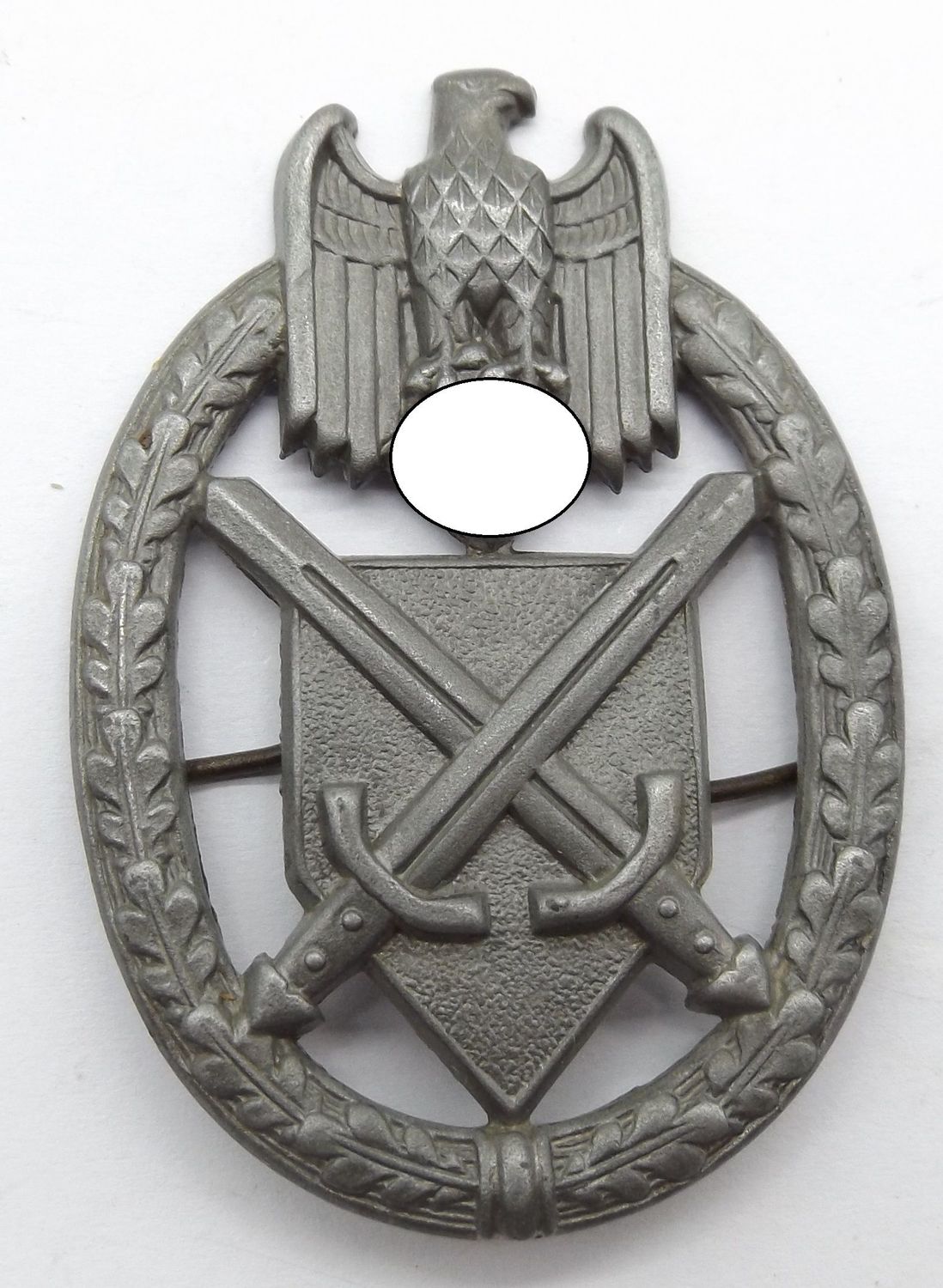 Wehrmacht: Heer Auflage für die Schützenschnur 2. Modell, 1 Splint fehlt.