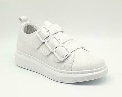 Ladies Buckle Splash Sneakers