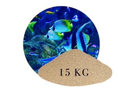 15 KG Aquariumsand Naturbeige aquariumsand aquariumkies bodengrund kaufen