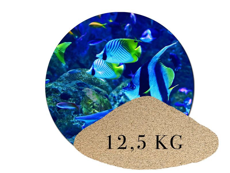 12,5 KG Aquariumsand Naturbeige aquariumsand aquariumkies bodengrund kaufen
