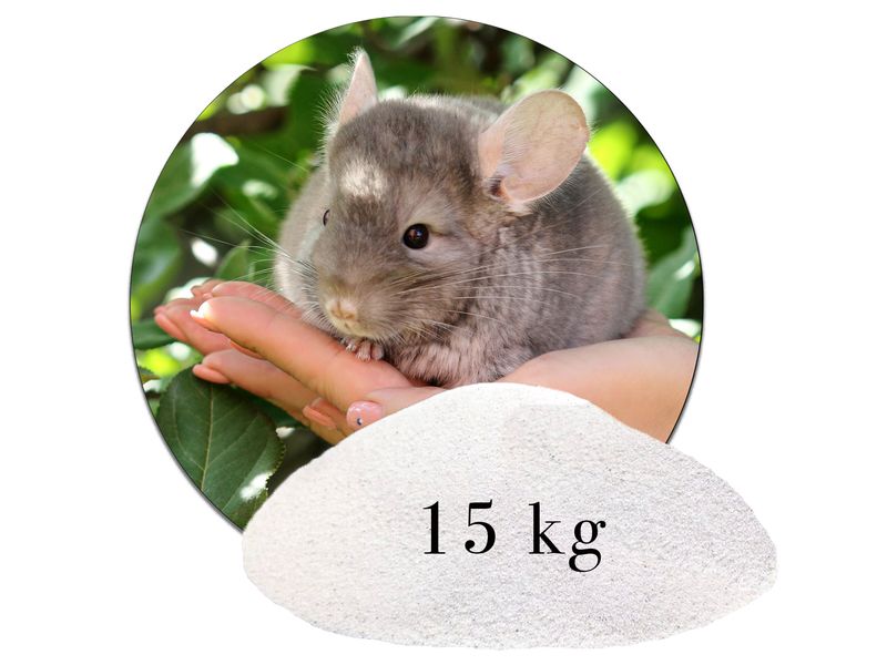 15 kg Naturweiß Chinchillasand Chinchillasand Hamster Rennmäuse kaufen