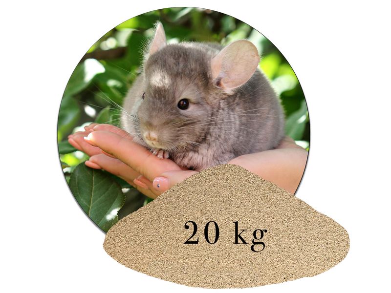 20 Kg Chinchillasand Naturbeige Chinchillasand Hamster Rennmäuse kaufen