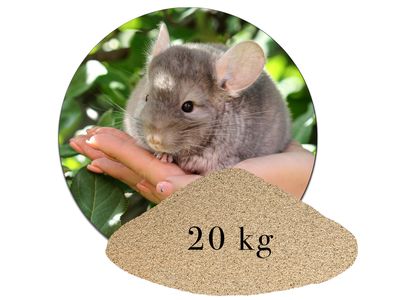 20 Kg Chinchillasand Naturbeige Chinchillasand Hamster Rennmäuse kaufen
