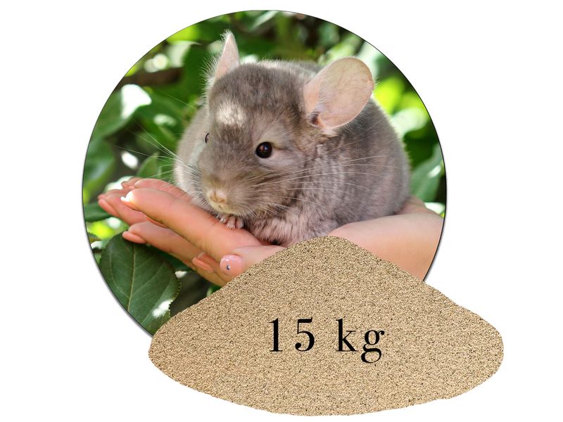15 Kg Chinchillasand Naturbeige Chinchillasand Hamster Rennmäuse kaufen