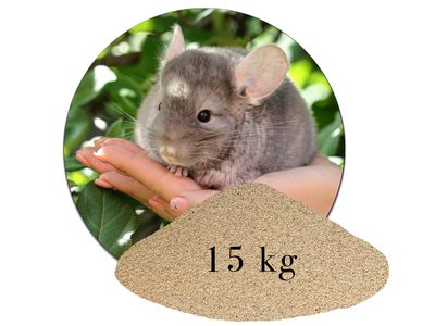 15 Kg Chinchillasand Naturbeige Chinchillasand Hamster Rennmäuse kaufen
