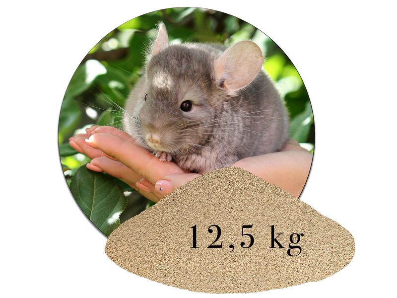 12,5 Kg Chinchillasand Naturbeige Chinchillasand Hamster Rennmäuse kaufen