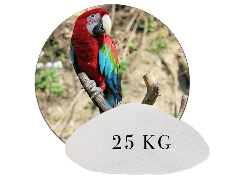 25 kg Naturweiß Vogelsand Vogelsand