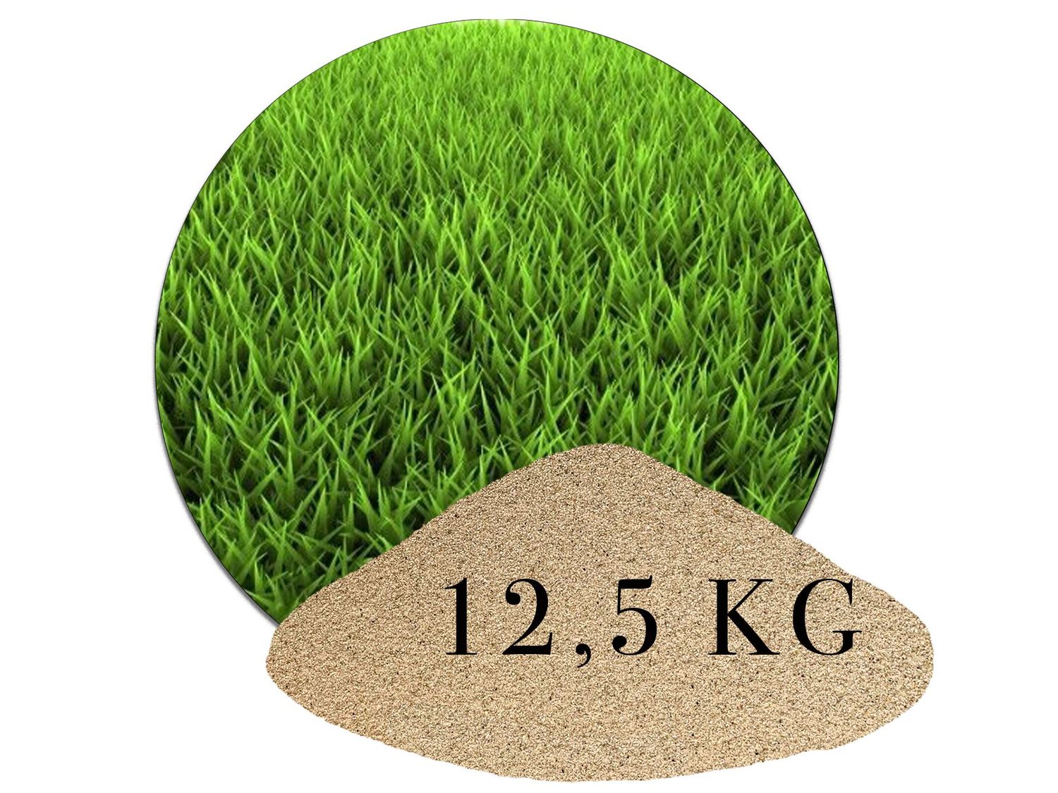 12,5 KG Rasensand Naturbeige – Produktbild