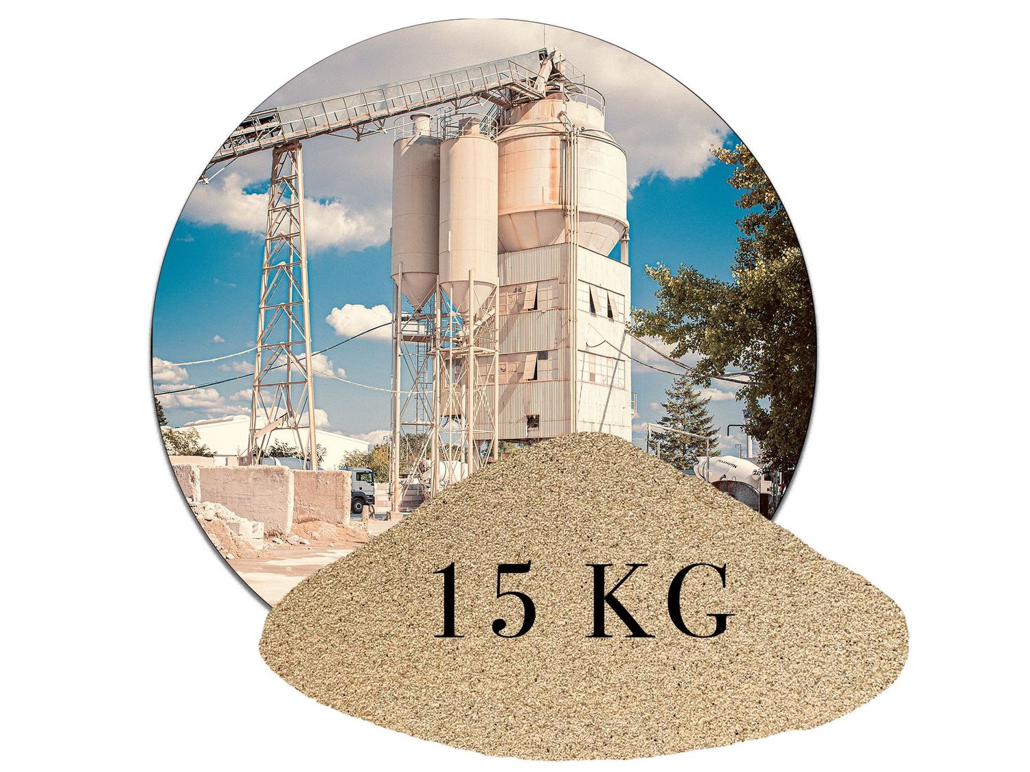 15 KG Industriesand Naturbeige