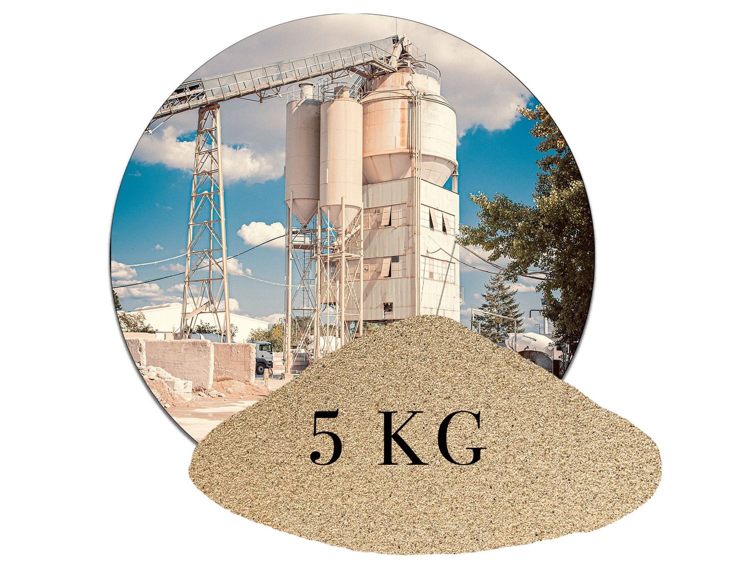 5 KG Industriesand Naturbeige – Produktbild