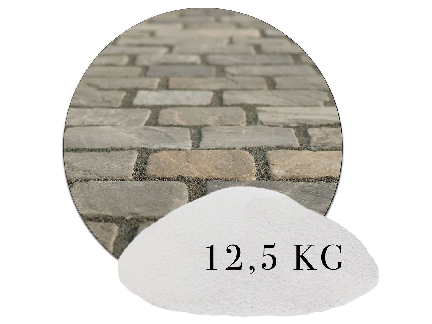 12,5 kg Naturweiß Fugensand – Produktbild