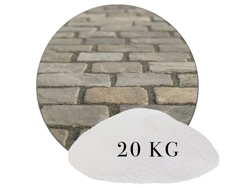 20 kg Naturweiß Fugensand 20 kg Naturweiß Fugensand