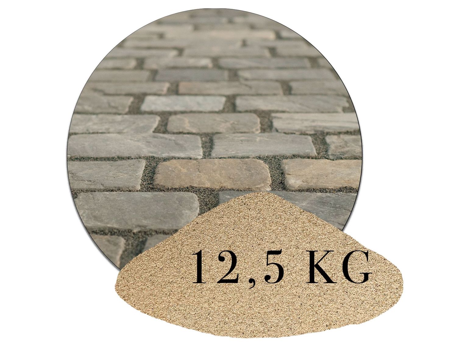 12,5 KG Fugensand Naturbeige – Produktbild