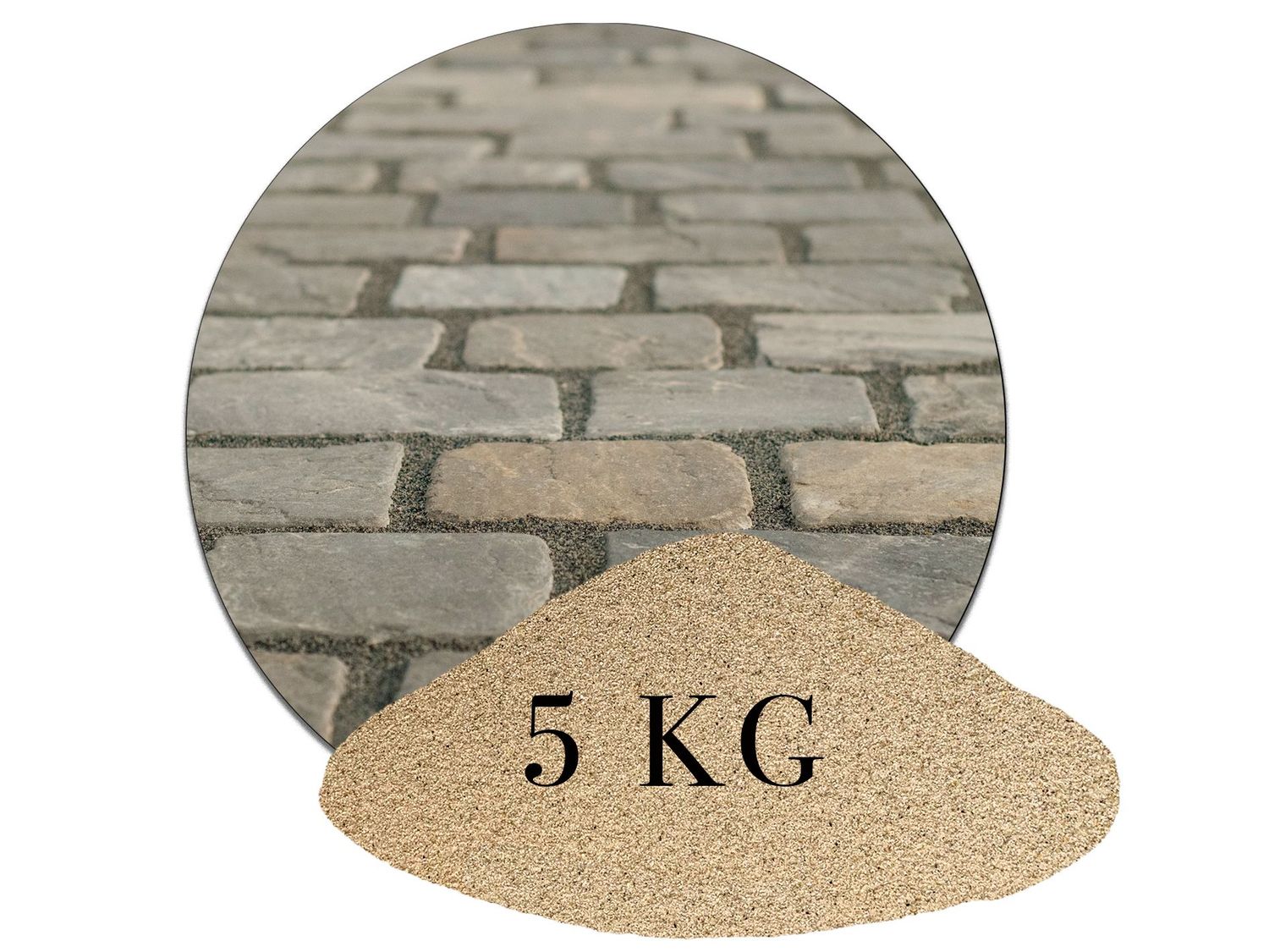 5 KG Fugensand Naturbeige – Produktbild