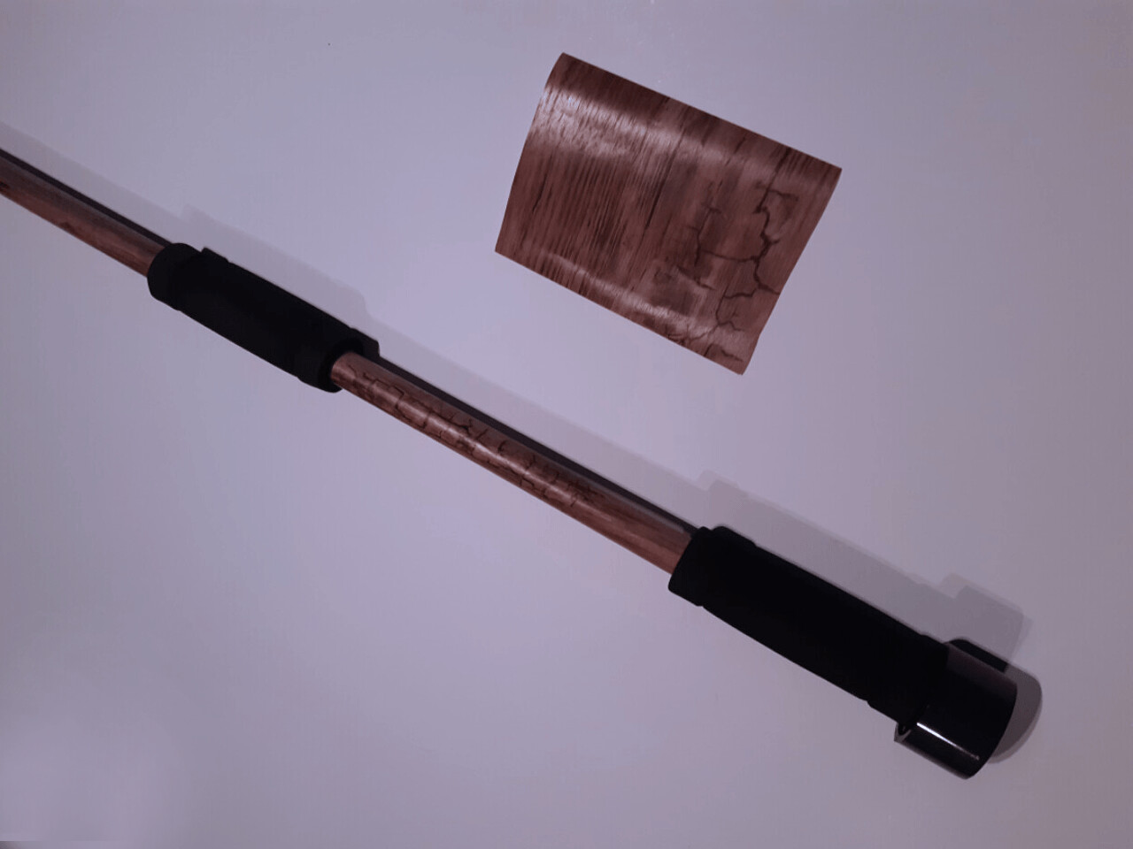 Blasrohr ca. 1,20 m mit 16 mm Innendurchmesser -
"Holz Designfolie"