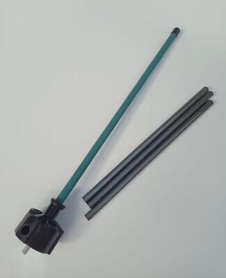 Ständer (Farbe: GRÜN) für Blasrohre mit 16 mm Innendurchmesser