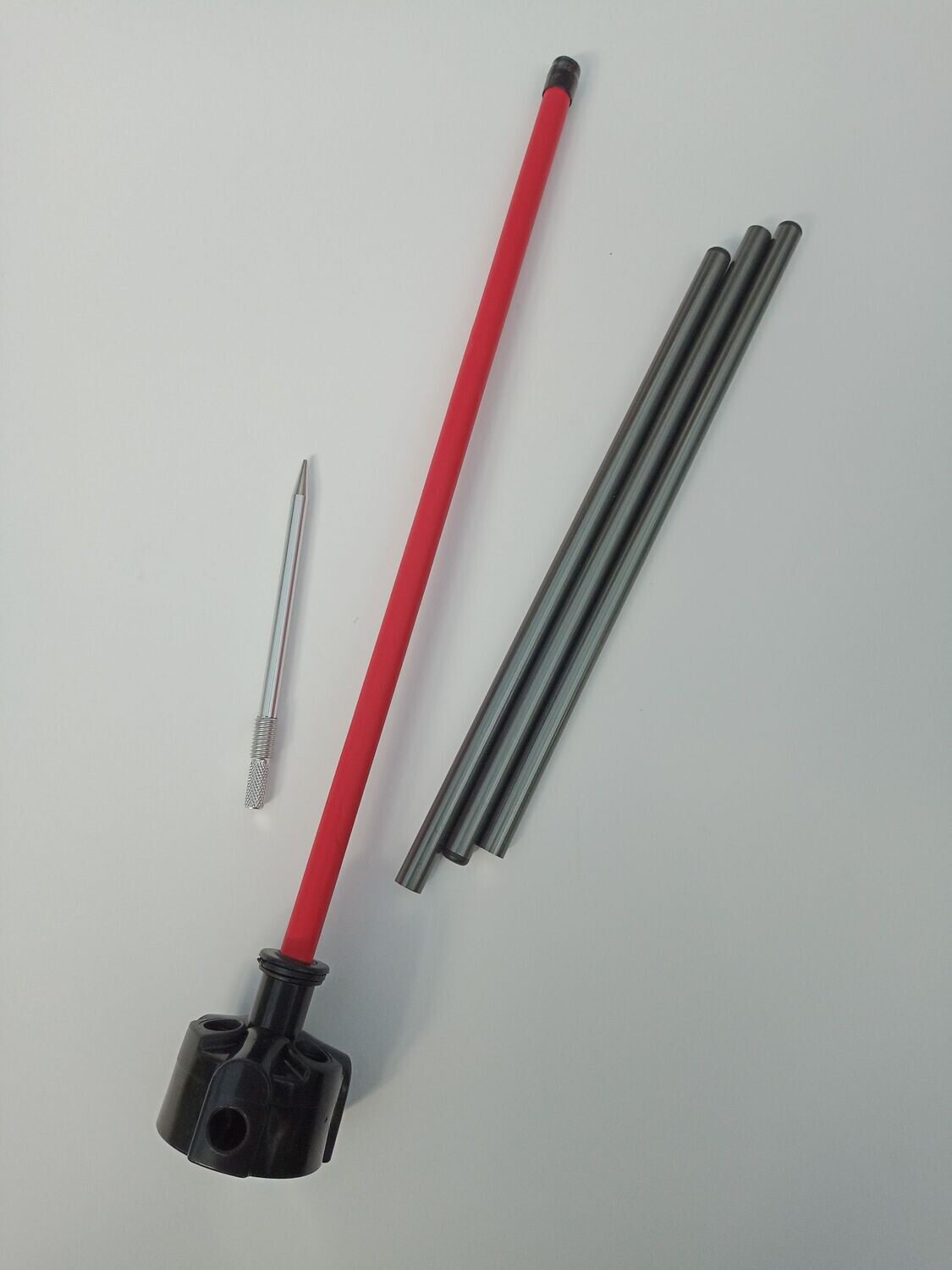 Ständer (Farbe: ROT) für Blasrohre mit 14 mm und 16 mm Innendurchmesser