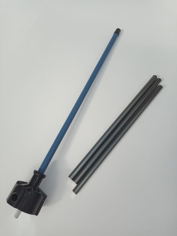 Ständer (Farbe: BLAU) für Blasrohre mit 14 mm und 16 mm Innendurchmesser