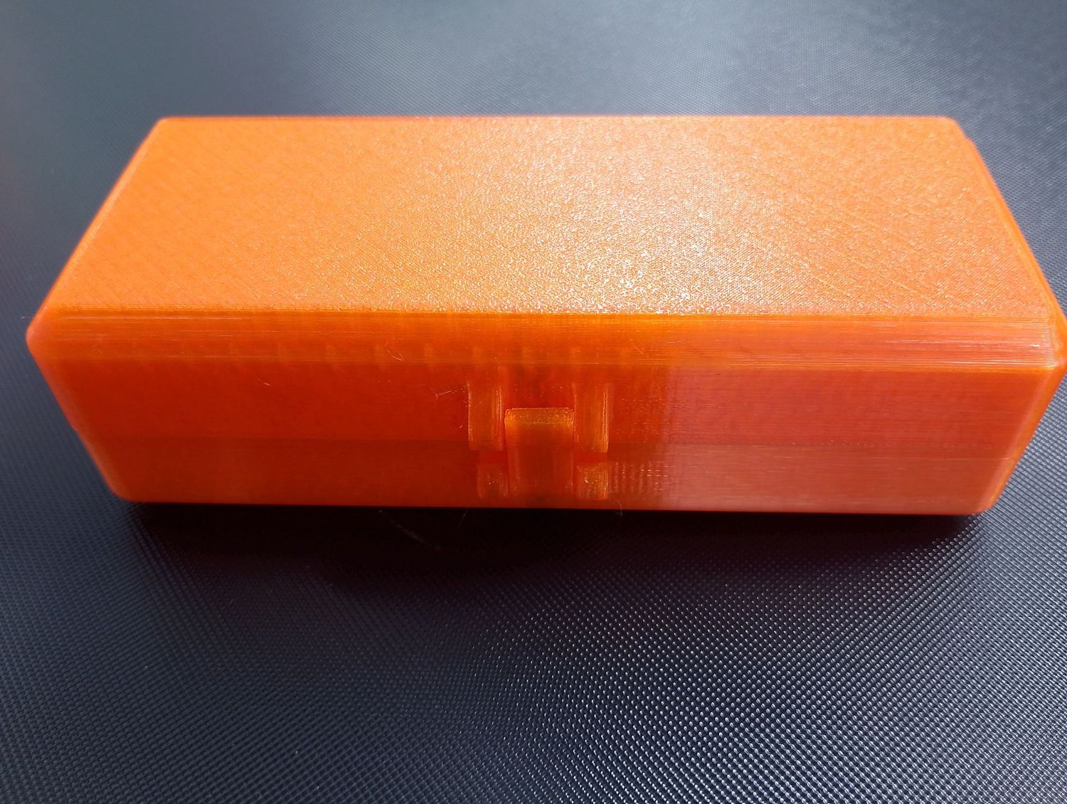 Box für die Aufbewahrung von Blasrohrpfeilen - TRANSPARENT ORANGE