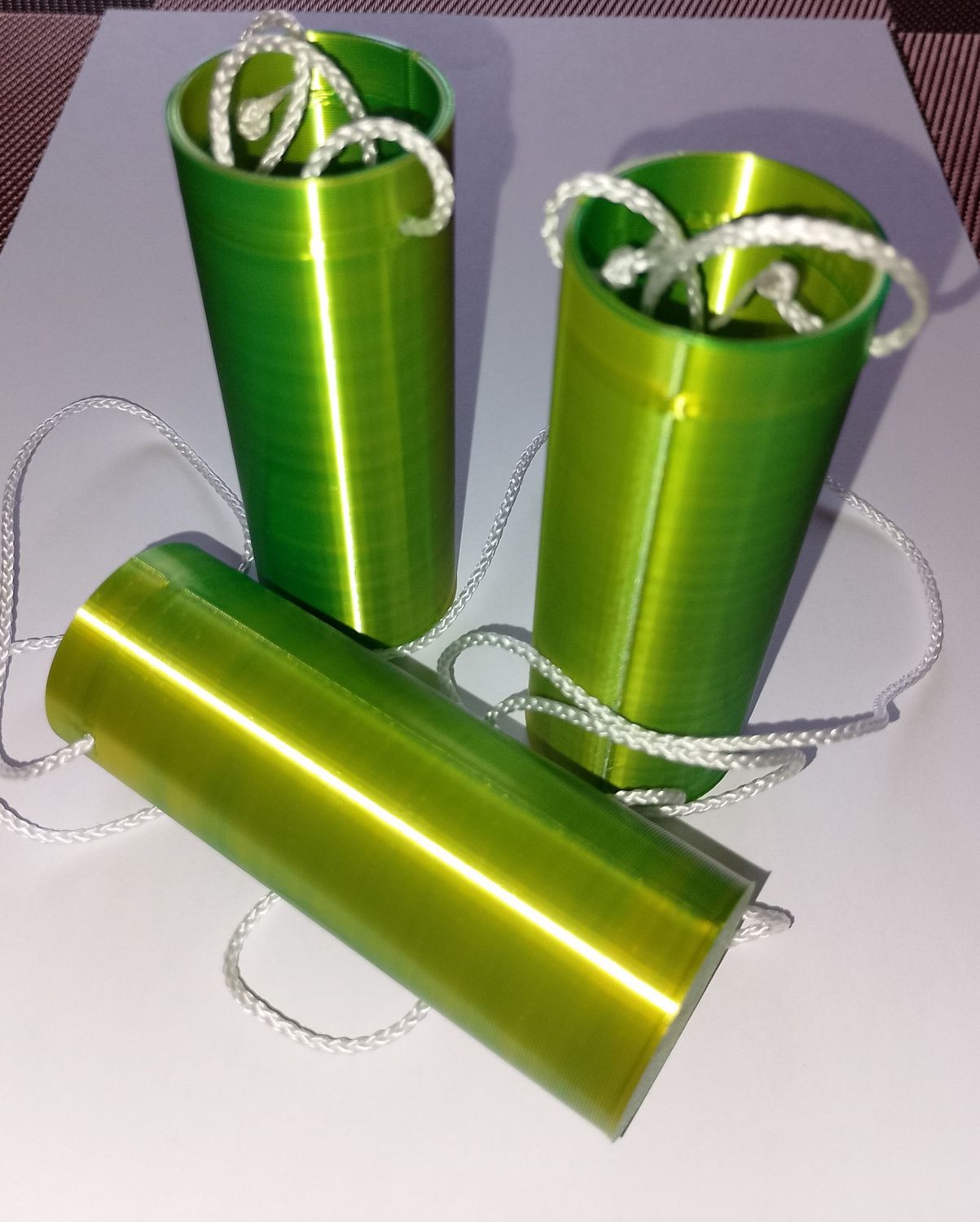 Pfeilköcher KURZ - (Gelb/Grün)