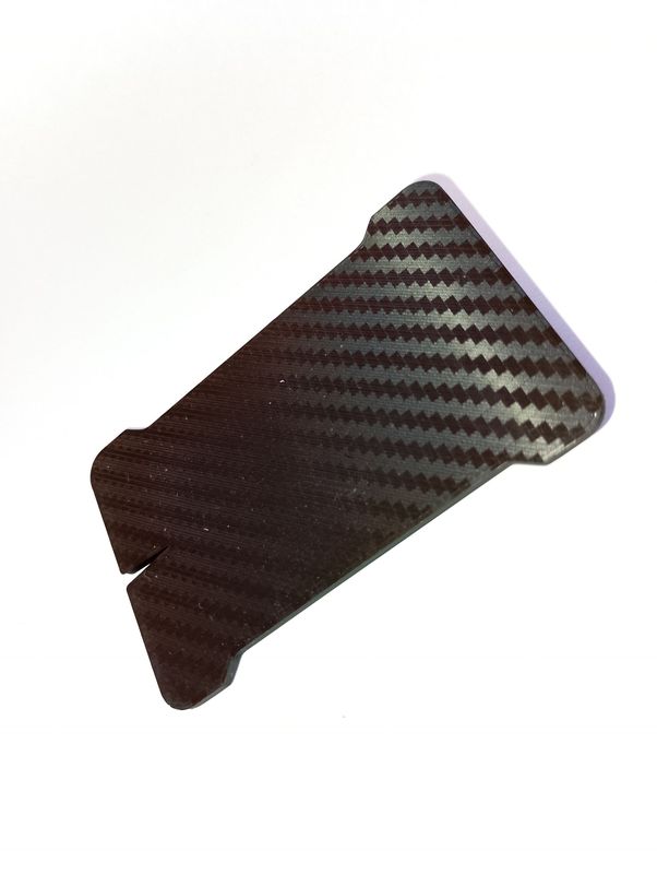 Wickelkarte für 14 mm / 16 mm Putzschnur - Carbonoptik Wickelkarte für 14 mm / 16 mm Putzschnur - Carbonoptik
