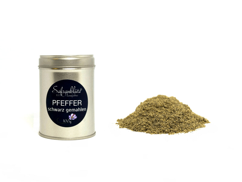 Pfeffer schwarz gemahlen 100g Pfeffer schwarz gemahlen 100g