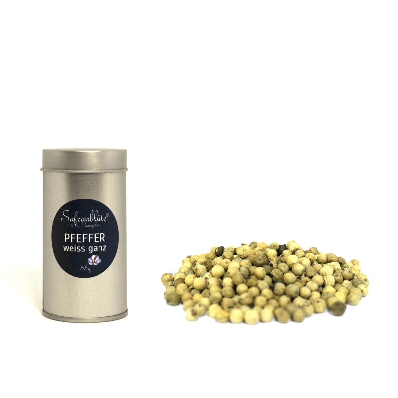 Pfeffer weiß ganz 55g Pfeffer weiß ganz 55g