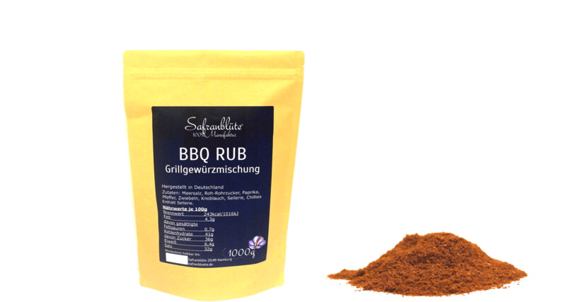BBQ Rub Grillfleischgewürz 1000g BBQ Rub Grillfleischgewürz 1000g