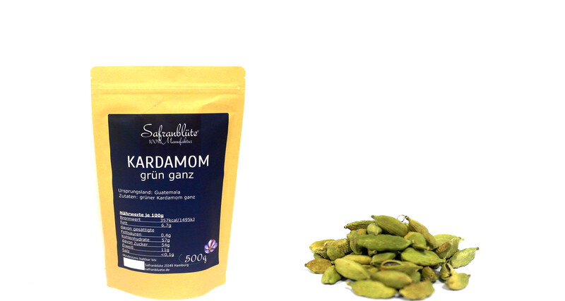Kardamom grün ganz 500g Kardamom grün ganz 500g
