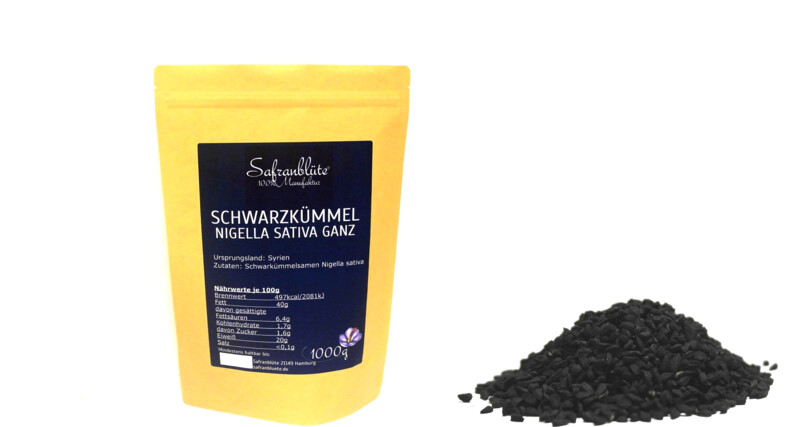 Schwarzkümmel ganz 1000g Schwarzkümmel ganz 1000g