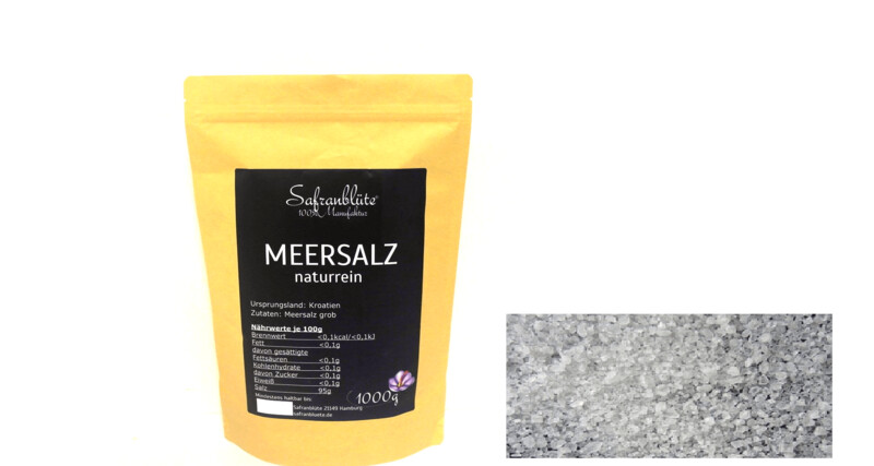 Meersalz naturrein 1000g Meersalz naturrein 1000g