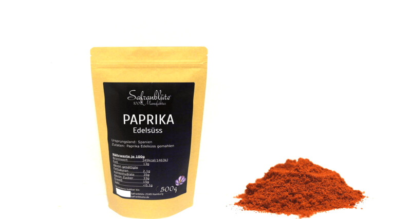 Paprika Edelsüss 500g Paprika Edelsüss 500g